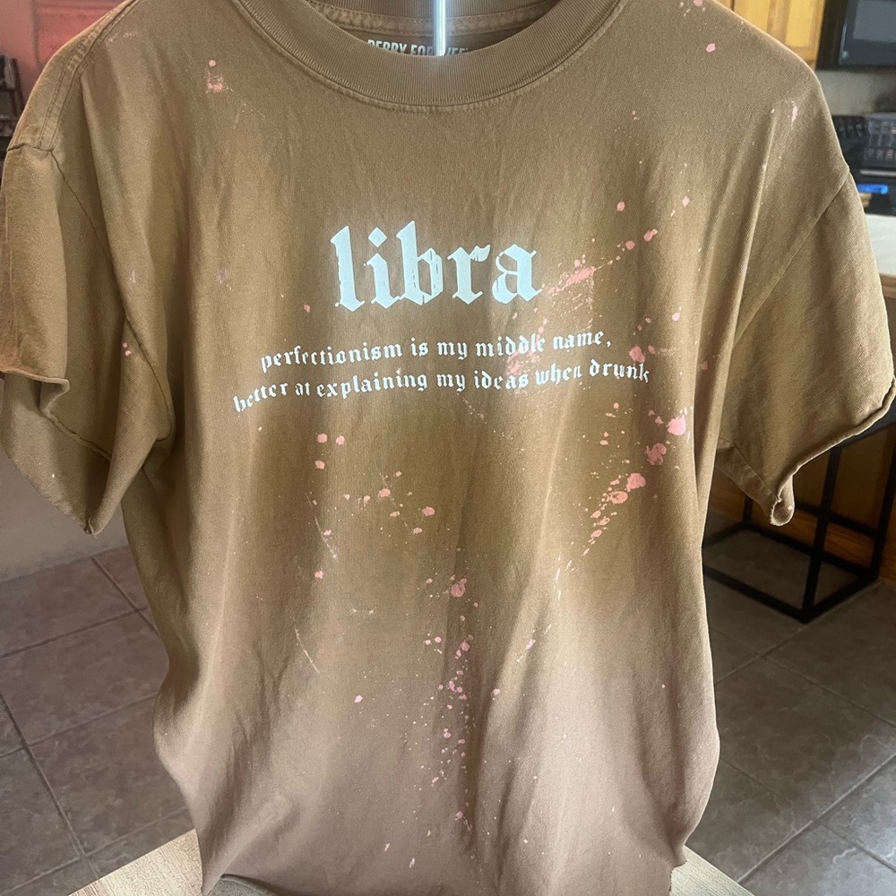 Brown Graphic Short Sleeve Tee